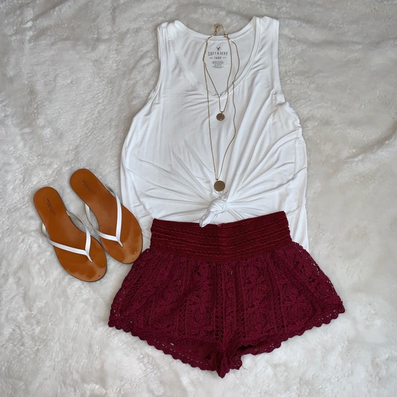 Rue21 Pants - Rue21 Adorable Crochet Shorts